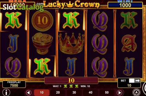 Win screen. Lucky Crown Hold And Win slot