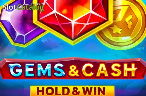 Gems And Cash Hold And Win Logo