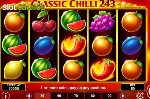 Скрін2. Classic Chilli 243 слот