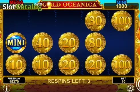 Schermo3. Gold Oceanica slot