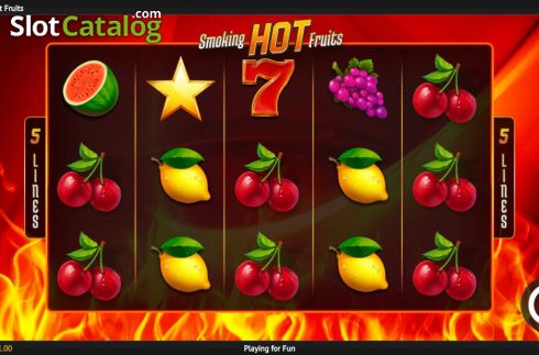 Schermo2. Smoking Hot Fruits slot
