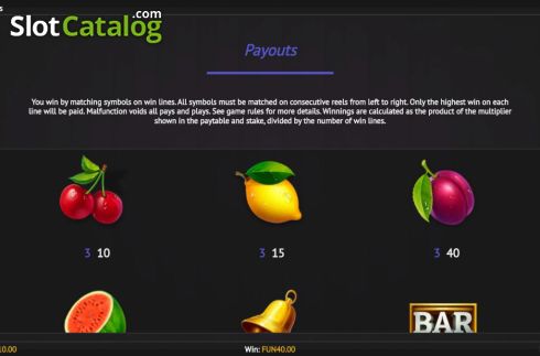 Skärmdump8. Classic Fruits slot