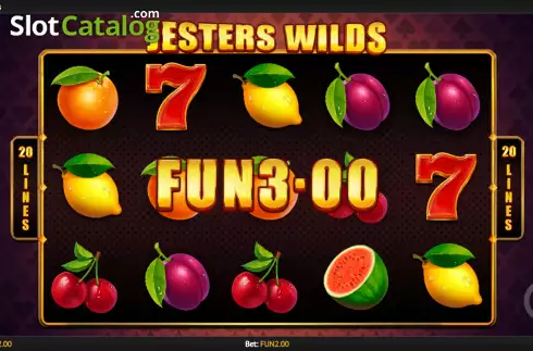 Bildschirm5. Jesters Wilds slot