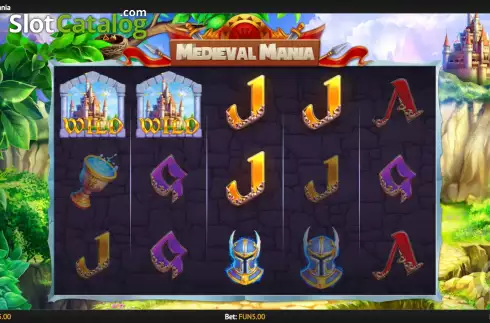 Win Screen 2. Medieval Mania slot