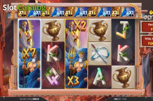 Free Spins Win Screen 3. Gods of Olympus 2 slot