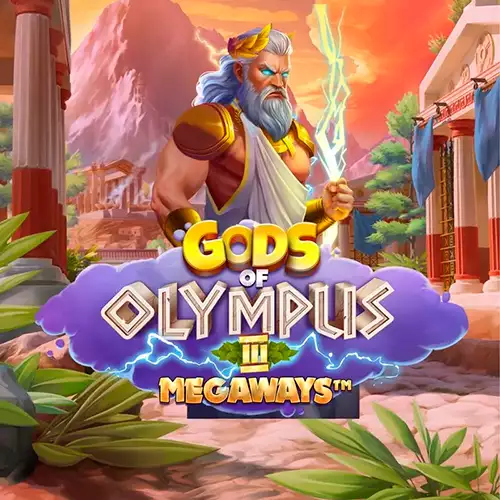 Gods of Olympus III Megaways Logotipo