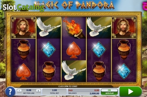 Reel Screen. Magic of Pandora slot