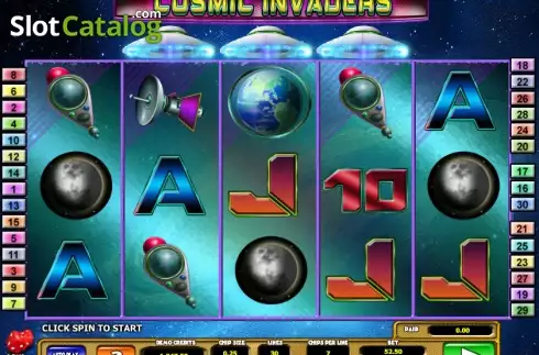 Скрин2. Cosmic Invaders слот