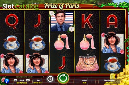 Bildschirm3. Prize of Paris slot