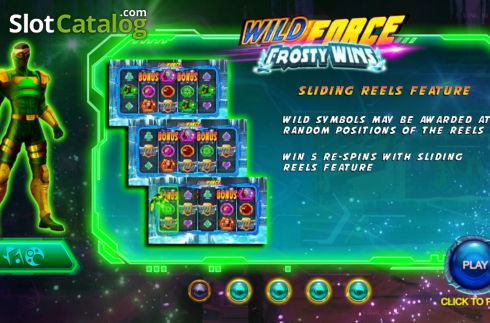 Ekran2. Wild Force Frosty Wins yuvası