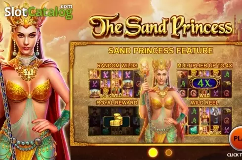 画面2. The Sand Princess (ザ・サンド・プリンセス) カジノスロット