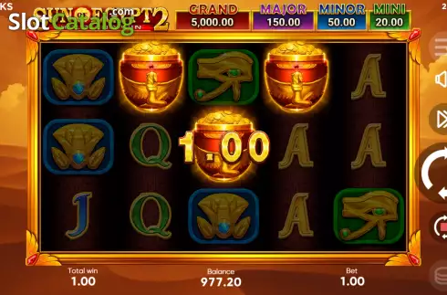 Free Spins Win Screen. Sun of Egypt 2 slot