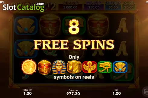 Free Spins Win Screen 2. Sun of Egypt 2 слот