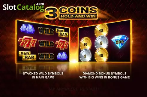 Скрін2. 3 Coins Hold and Win слот