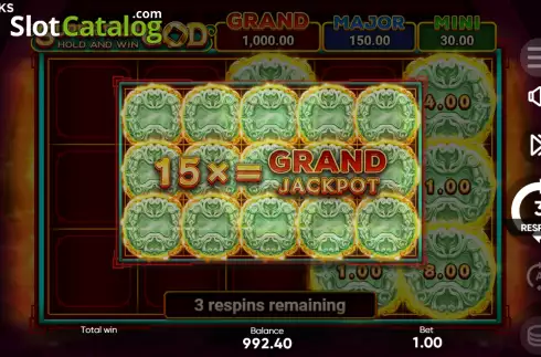 Bonus Game Win Screen 2. Super Rich God Hold and Win slot