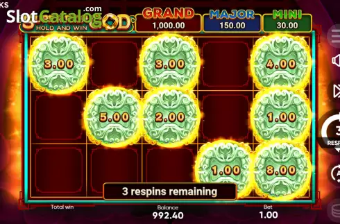 Bonus Game Win Screen 4. Super Rich God Hold and Win slot