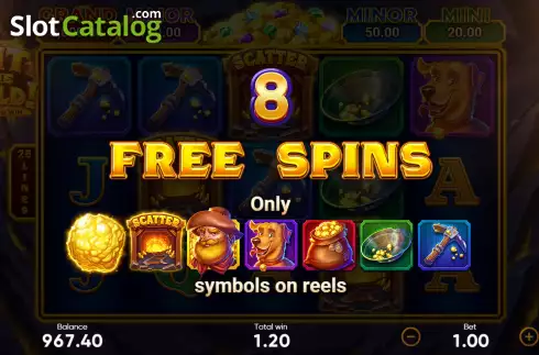 Free Spins Win Screen 2. Hit the Gold! slot