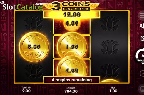 Ekran7. 3 Coins: Egypt yuvası