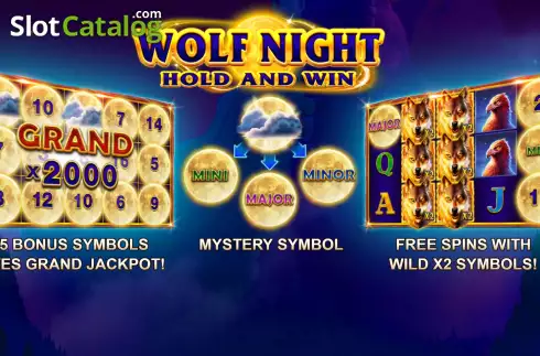 Bildschirm2. Wolf Night slot