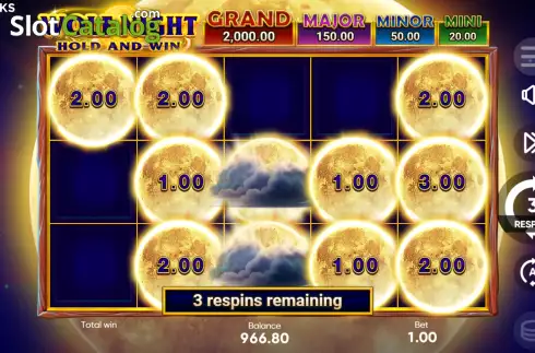 Bonus Game Win Screen 4. Wolf Night slot