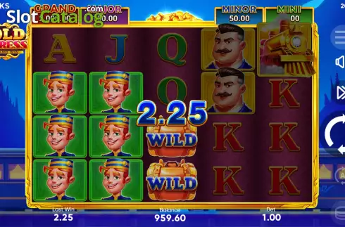 Schermo5. Gold Express Hold and Win slot