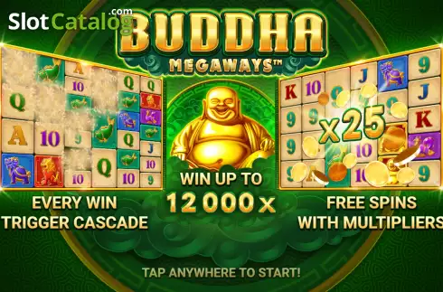 Start Screen. Buddha Megaways slot