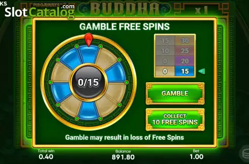 Free Spins Win Screen 3. Buddha Megaways slot