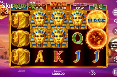 Game Screen. Sun of Egypt 3 slot