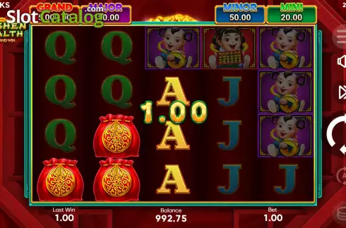 Schermo4. Caishen Wealth Hold and Win slot