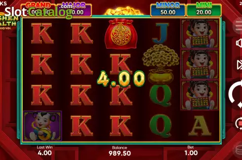 Schermo5. Caishen Wealth Hold and Win slot