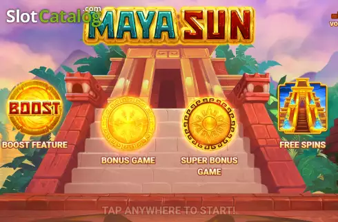 Bildschirm2. Maya Sun slot