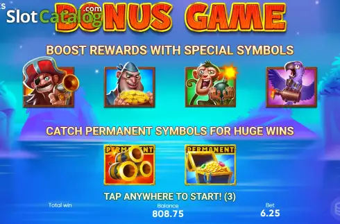 Bonus Game. Yo-Ho Gold! slot