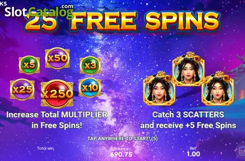 Free Spins Win Screen 2. Lady Fortune (3 Oaks) slot