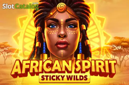 African Spirit Sticky Wilds Logotipo