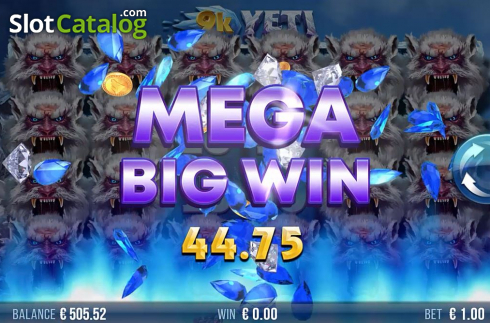 Mega Big Win. 9K Yeti slot
