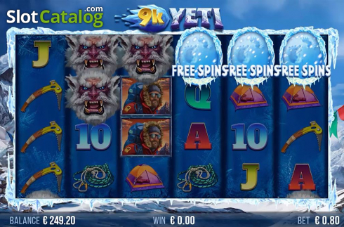 Free Spins 1. 9K Yeti slot