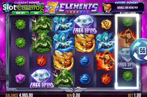 画面6. 7 Elements カジノスロット