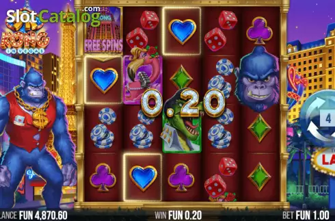 Ekran4. 9K Kong in Vegas yuvası
