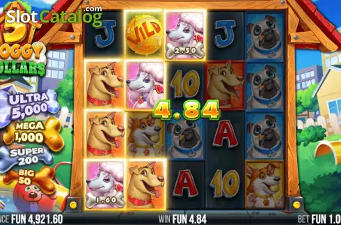 Bildschirm5. 5 Doggy Dollars slot