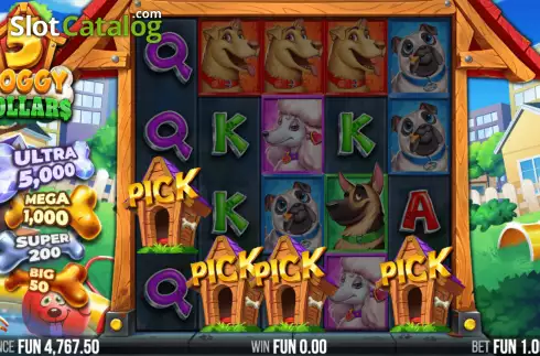 Bonus Game 1. 5 Doggy Dollars slot