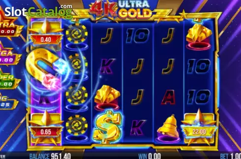 Game screen. 4K Ultra Gold slot