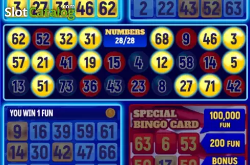 画面5. The American Bingo カジノスロット