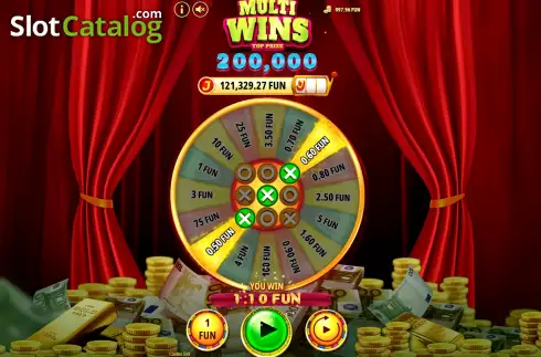 画面3. Multi Wins カジノスロット