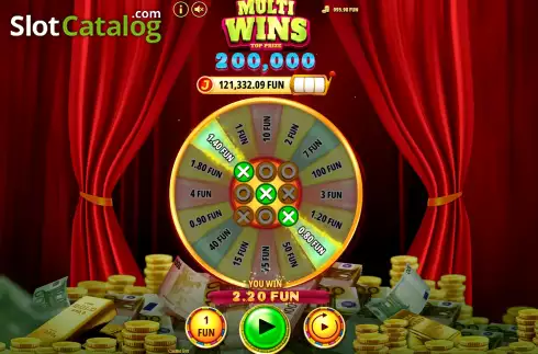画面4. Multi Wins カジノスロット