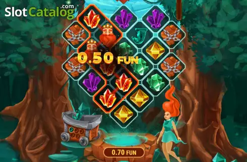 Win screen. Gingers and Gems slot