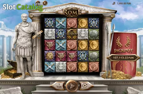 Bildschirm2. Fortunes of Rome slot