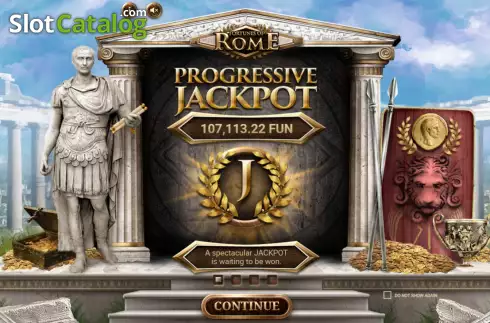 Bildschirm5. Fortunes of Rome slot