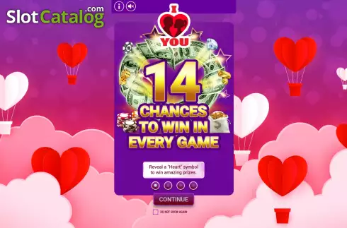 Bildschirm5. I Love Cash Valentine slot