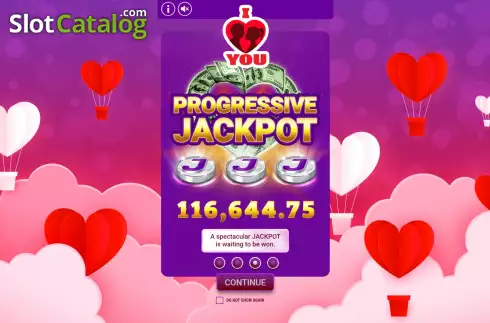 Bildschirm7. I Love Cash Valentine slot