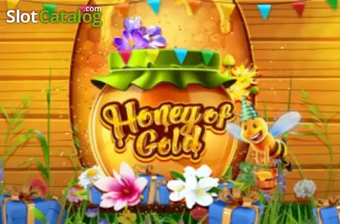 Honey of Gold Happy Birthday Logo